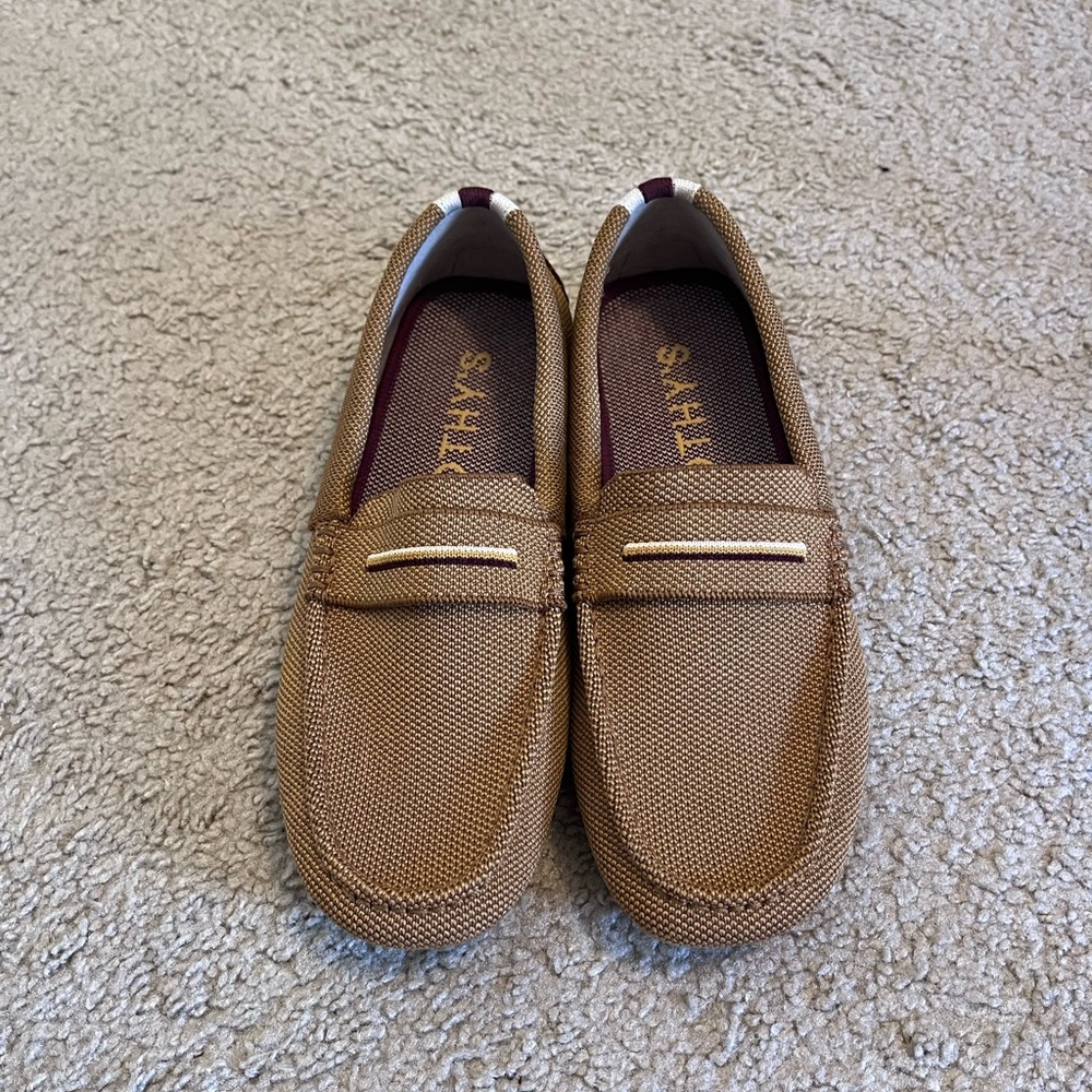 Rothy’s The Driver Loafer in Toasted Almond Sz 6.5